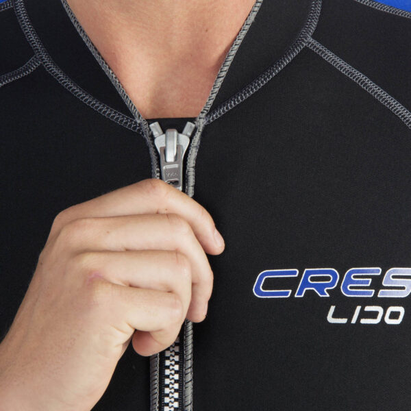 Cressi Wassersportanzug Shorty Lido 2.0 mm Neopren - Herren schwarz/blau Gr.L/4 – Bild 3