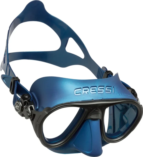 Cressi Calibro Maske blue Metal