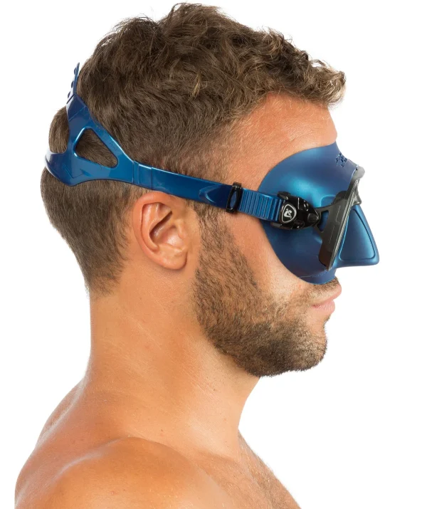 Cressi Calibro Maske blue Metal – Bild 2