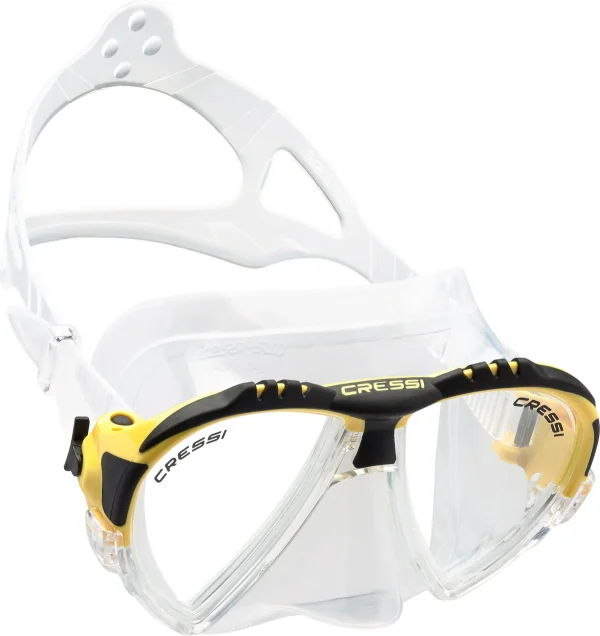 Cressi Matrix Crystal Maske gelb – Bild 5