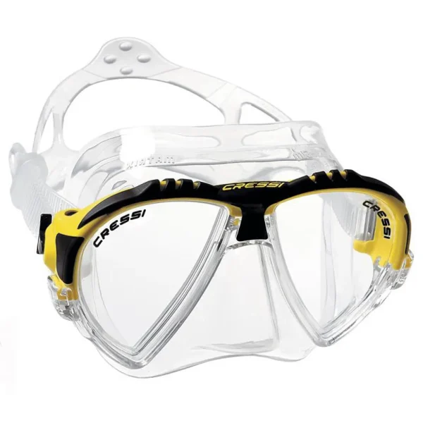 Cressi Matrix Crystal Maske gelb